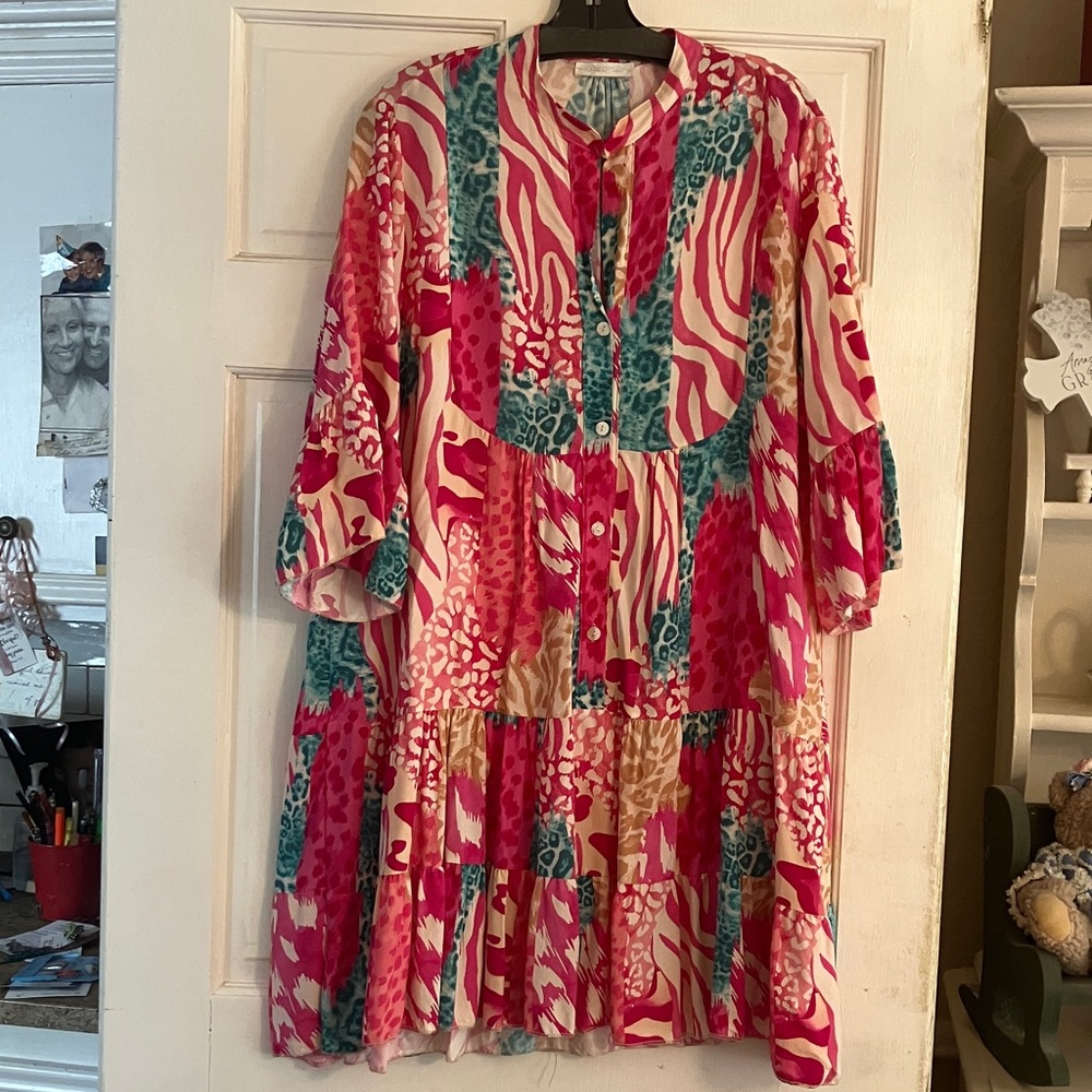 Vibrant boho dress